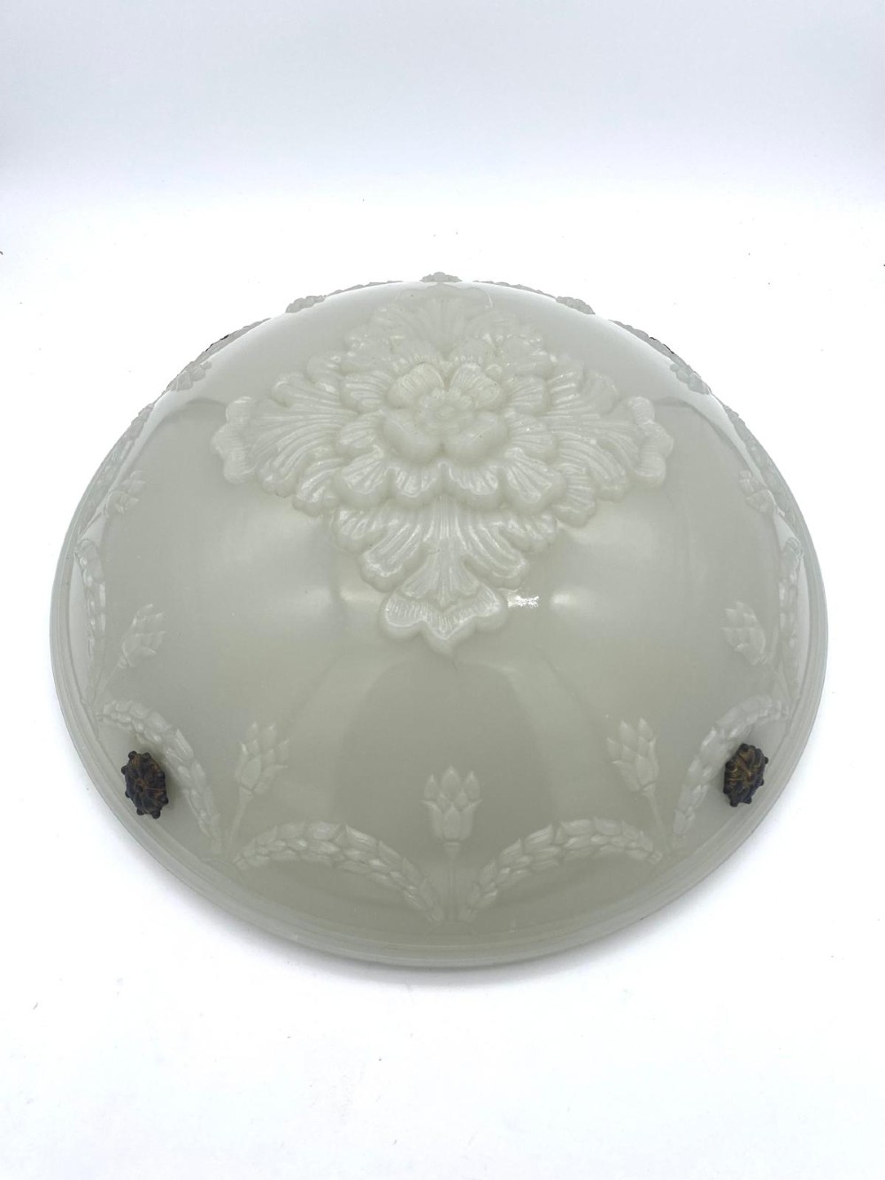 A Moon Glass Late Victorian Hanging Light 1890-1910