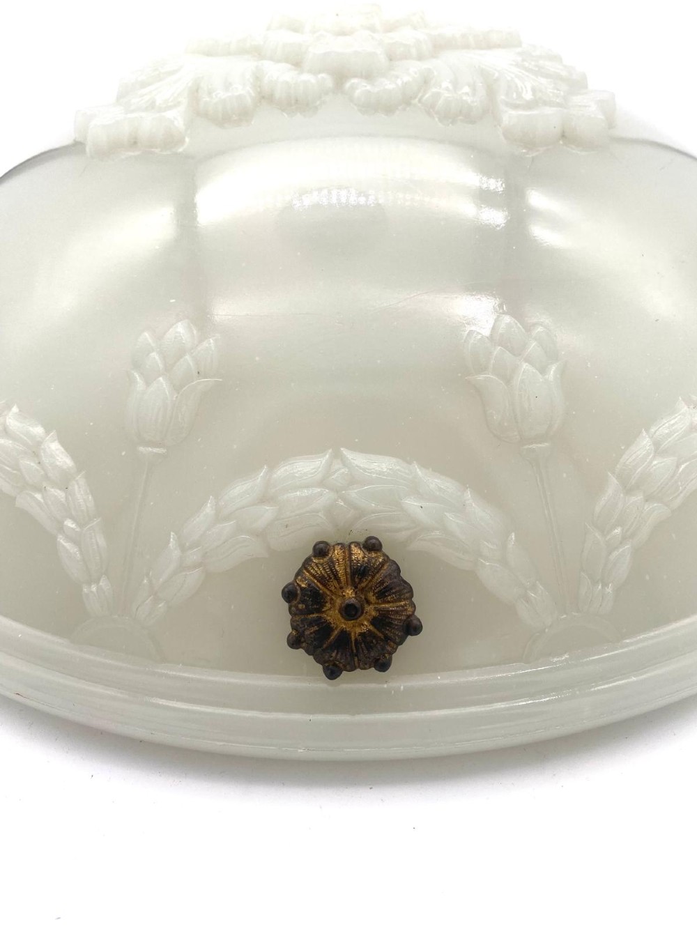 A Moon Glass Late Victorian Hanging Light 1890-1910 View IV