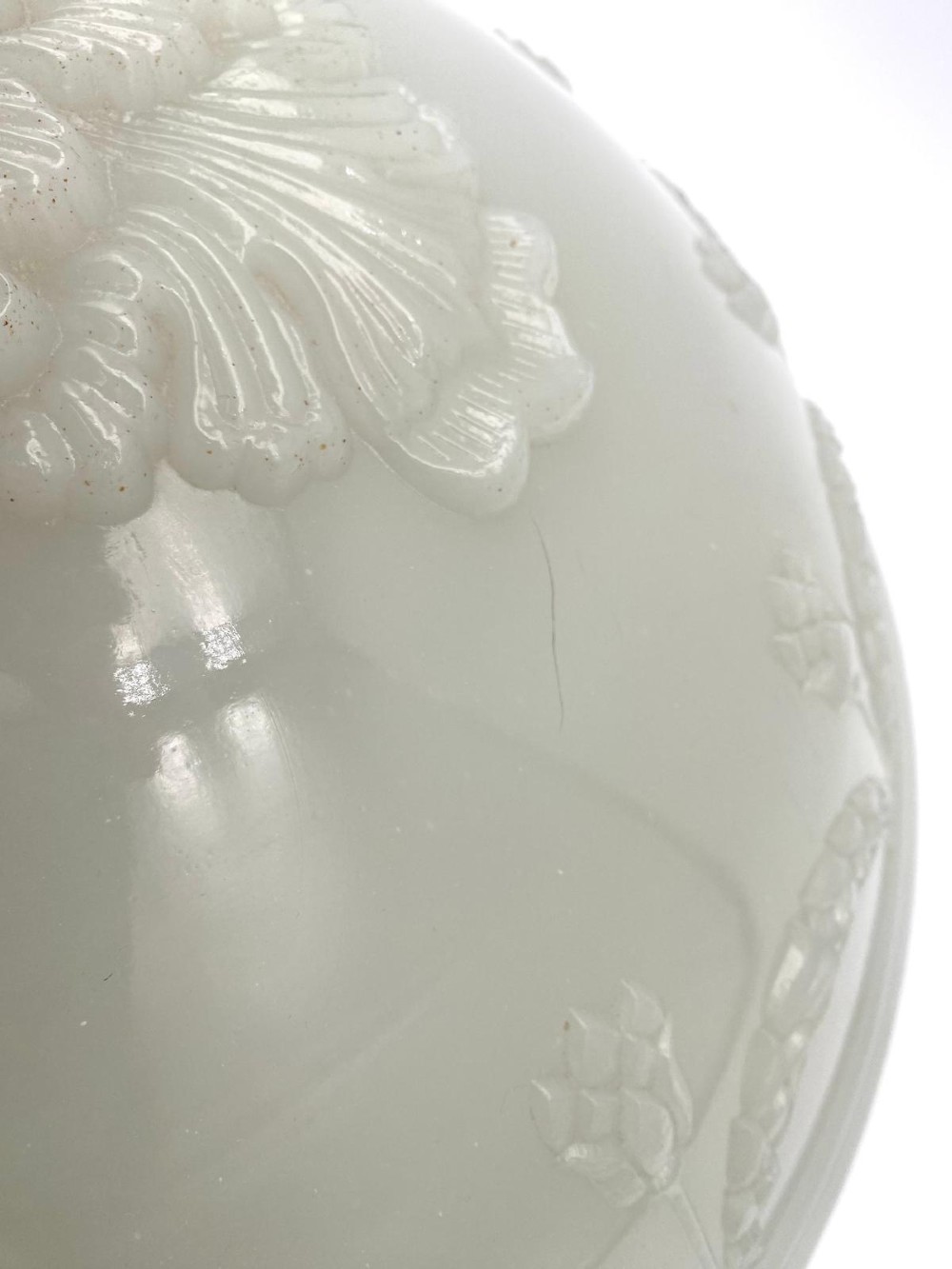 A Moon Glass Late Victorian Hanging Light 1890-1910 View V