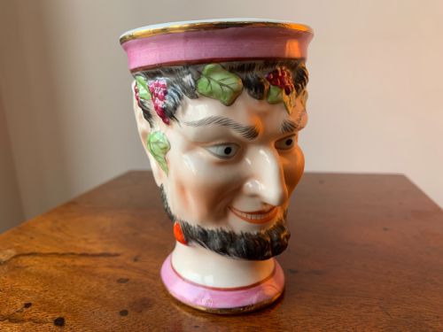 STAFFORDSHIRE BACCHUS SATYR WINE CUPS CIRCA 1870 - ADDITIONAL PHOTO 12