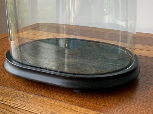 HAND BLOWN VICTORIAN GLASS DISPLAY DOME - ADDITIONAL PHOTO 8