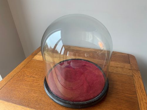 HAND BLOWN VICTORIAN GLASS DISPLAY DOME - ADDITIONAL PHOTO 8