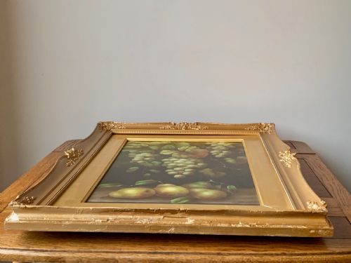 OIL PAINTING ON CANVAS 'STILL LIFE WITH GRAPES PEARS' SIGNED BY EDWIN STEELE BRITISH 1805 1871 - ADDITIONAL PHOTO 10