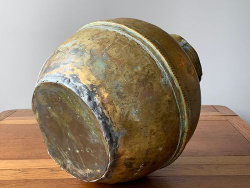 HUGE BRASS MIDDLE EASTERN WATER PITCHER - ADDITIONAL PHOTO 6