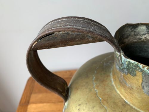 HUGE BRASS MIDDLE EASTERN WATER PITCHER - ADDITIONAL PHOTO 7