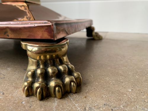 COPPER AND BRASS COUNTRY HOUSE EXTENDING FLOOR STANDARD LAMP - ADDITIONAL PHOTO 21