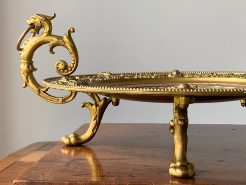 VICTORIAN GILT AND ENAMELLED TAZZA OR COMPOTE - ADDITIONAL PHOTO 9