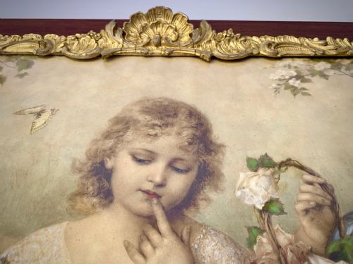 VICTORIAN PRINT AFTER THE STYLE OF EMILE VERNON - ADDITIONAL PHOTO 3
