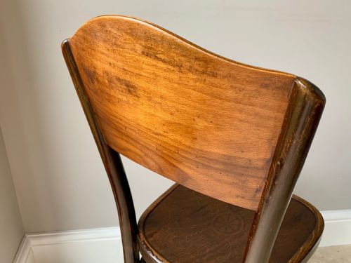 THONET ADVERTISING CHAIR FOR HOLDFAST BOOTS SHOES 1920'S - ADDITIONAL PHOTO 5