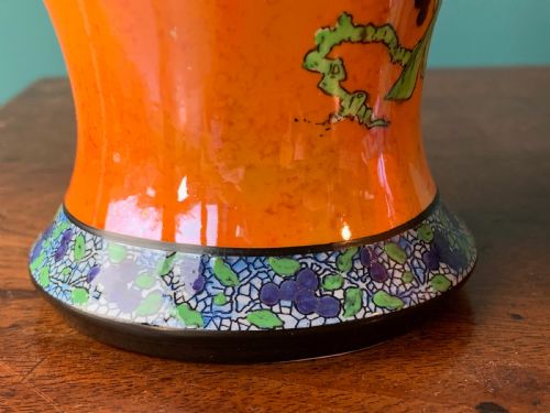 CARLTON WARE 'PARROTS' BEST WARE PAIR OF BALUSTER VASES - ADDITIONAL PHOTO 9