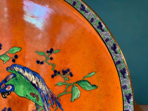 CARLTON WARE BEST WARE CHARGER 'PARROTS DESIGN' - ADDITIONAL PHOTO 4
