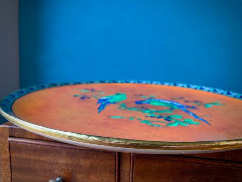 CARLTON WARE BEST WARE CHARGER 'PARROTS DESIGN' - ADDITIONAL PHOTO 8