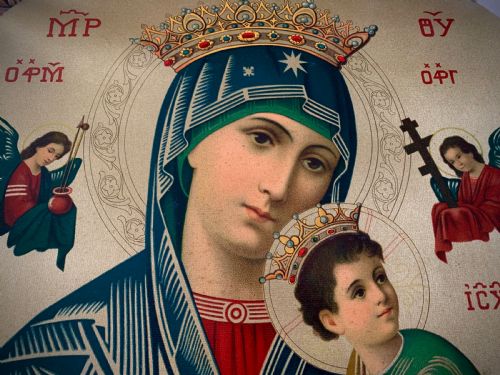 VICTORIAN PRINT OF 'SANTA MARIA DE PERPETUO DE SUCCURSU' - ADDITIONAL PHOTO 3