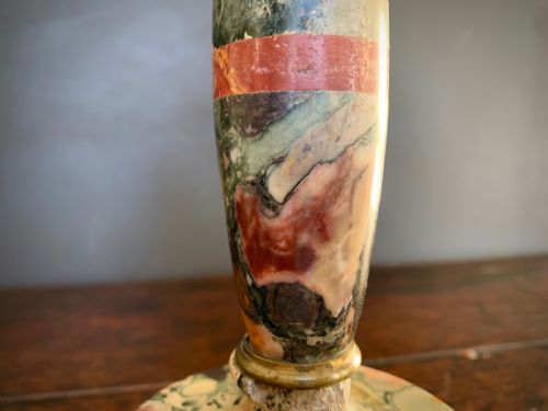 PAIR OF ITALIAN MARBLE TAZZAS 1900'S - ADDITIONAL PHOTO 14