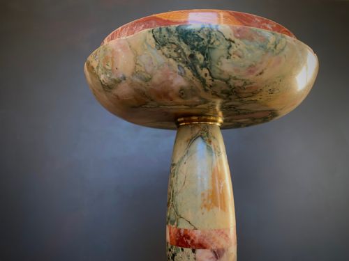 PAIR OF ITALIAN MARBLE TAZZAS 1900'S - ADDITIONAL PHOTO 21