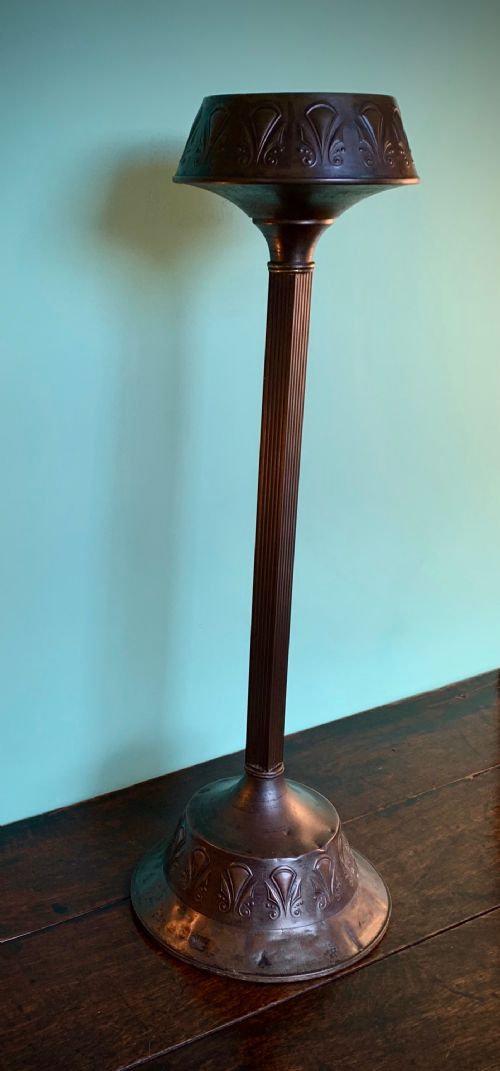 ARTS AND CRAFTS TALL JARDINIERE PLANT STAND - ADDITIONAL PHOTO 2