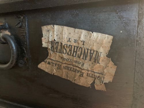 VICTORIAN MILITARY CHEST TRUNK - ADDITIONAL PHOTO 9