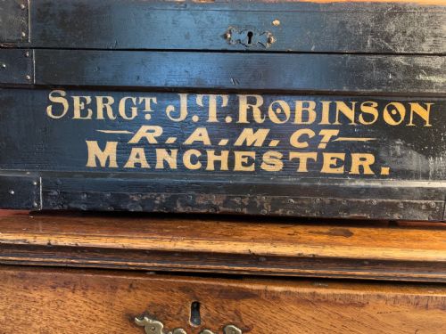 VICTORIAN MILITARY CHEST TRUNK - ADDITIONAL PHOTO 11