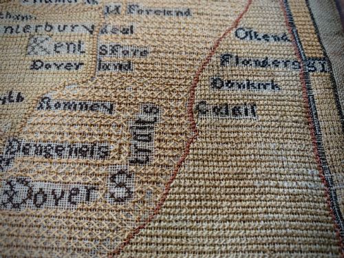 GEORGIAN MAP SAMPLER ANN THORNYCROFT 1780 - ADDITIONAL PHOTO 10