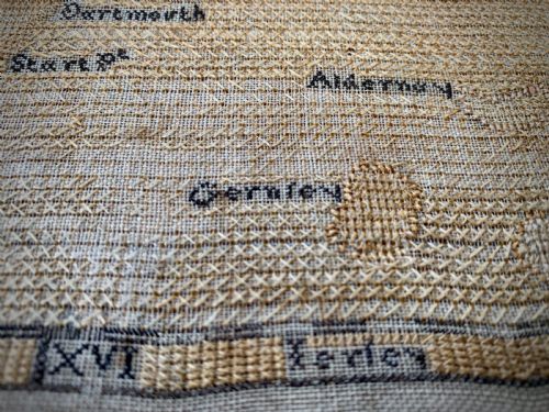 GEORGIAN MAP SAMPLER ANN THORNYCROFT 1780 - ADDITIONAL PHOTO 16