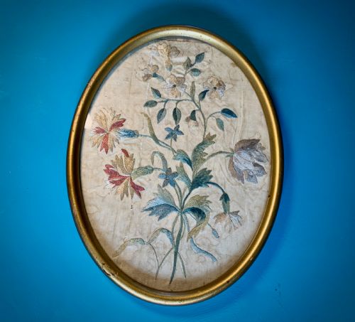 THREE SILK EMBROIDERIES BY ELIZABETH GRIFFITHS - ADDITIONAL PHOTO 3