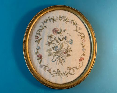 THREE SILK EMBROIDERIES BY ELIZABETH GRIFFITHS - ADDITIONAL PHOTO 4