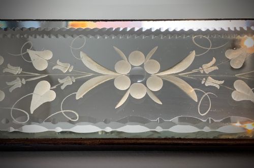 fig 2. VENETIAN ETCHED GLASS MIRROR - EARLY 20TH CENTURY