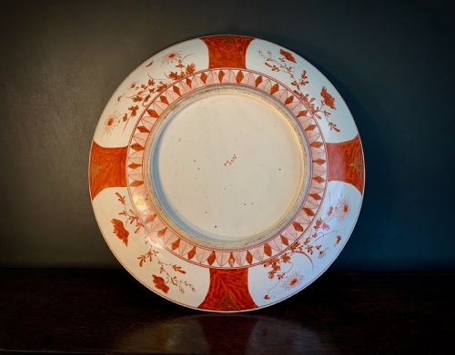 JAPANESE KUTANI WARE CHARGER MEIJI PERIOD 19TH CENTURY - ADDITIONAL PHOTO 2