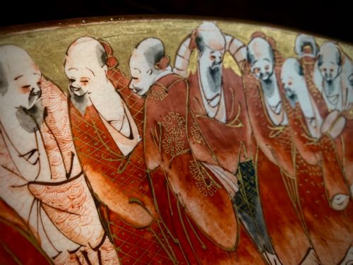 JAPANESE KUTANI WARE CHARGER MEIJI PERIOD 19TH CENTURY - ADDITIONAL PHOTO 7