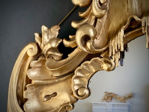VICTORIAN CHINOISERIE GILDED MIRROR IN THE GEORGIAN STYLE - ADDITIONAL PHOTO 2