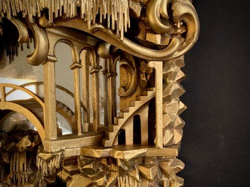 VICTORIAN CHINOISERIE GILDED MIRROR IN THE GEORGIAN STYLE - ADDITIONAL PHOTO 6