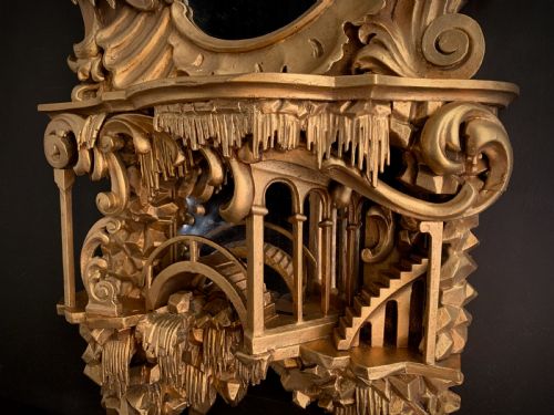 VICTORIAN CHINOISERIE GILDED MIRROR IN THE GEORGIAN STYLE - ADDITIONAL PHOTO 7