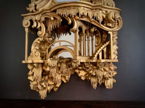 VICTORIAN CHINOISERIE GILDED MIRROR IN THE GEORGIAN STYLE - ADDITIONAL PHOTO 8