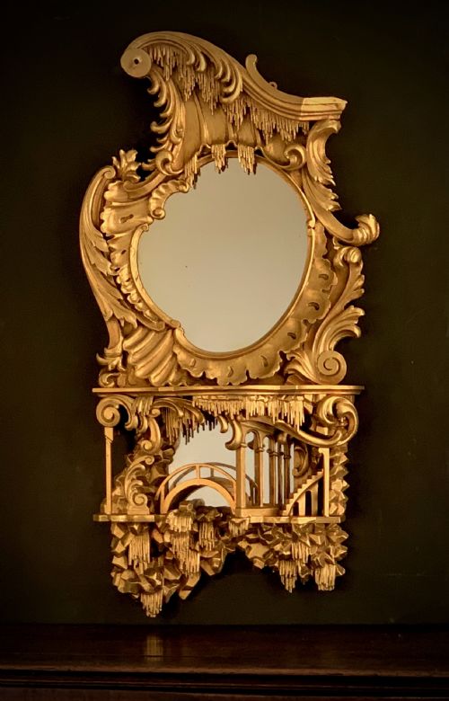 VICTORIAN CHINOISERIE GILDED MIRROR IN THE GEORGIAN STYLE - ADDITIONAL PHOTO 16