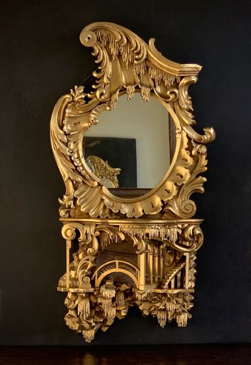 VICTORIAN CHINOISERIE GILDED MIRROR IN THE GEORGIAN STYLE - ADDITIONAL PHOTO 18