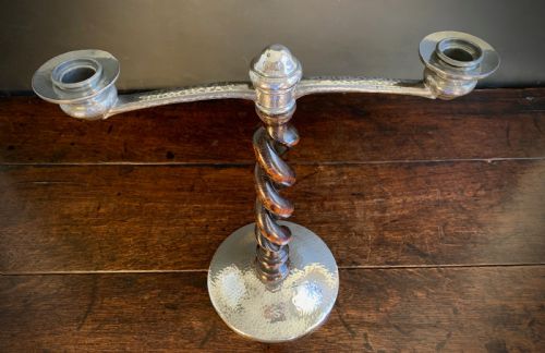 PAIR OF LIBERTY TUDRIC ARTS AND CRAFTS CANDELABRA CIRCA 1910 - ADDITIONAL PHOTO 16