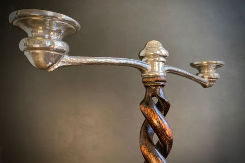 PAIR OF LIBERTY TUDRIC ARTS AND CRAFTS CANDELABRA CIRCA 1910 - ADDITIONAL PHOTO 20