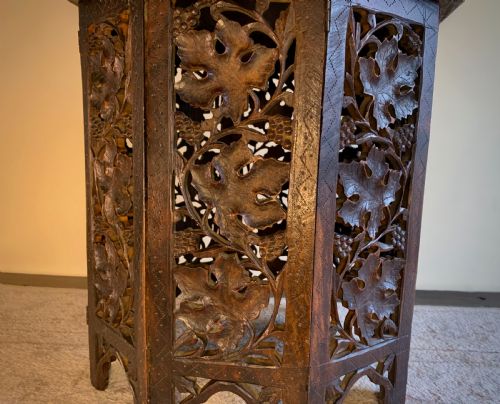 ANGLO INDIAN ROSEWOOD CAMPAIGN TABLE 19TH CENTURY - ADDITIONAL PHOTO 12