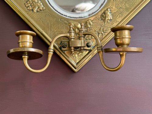 PAIR OF CHINOISERIE GIRANDOLES OR CANDLE SCONCES LATE 19TH OR EARLY 20TH CENTURY - ADDITIONAL PHOTO 14