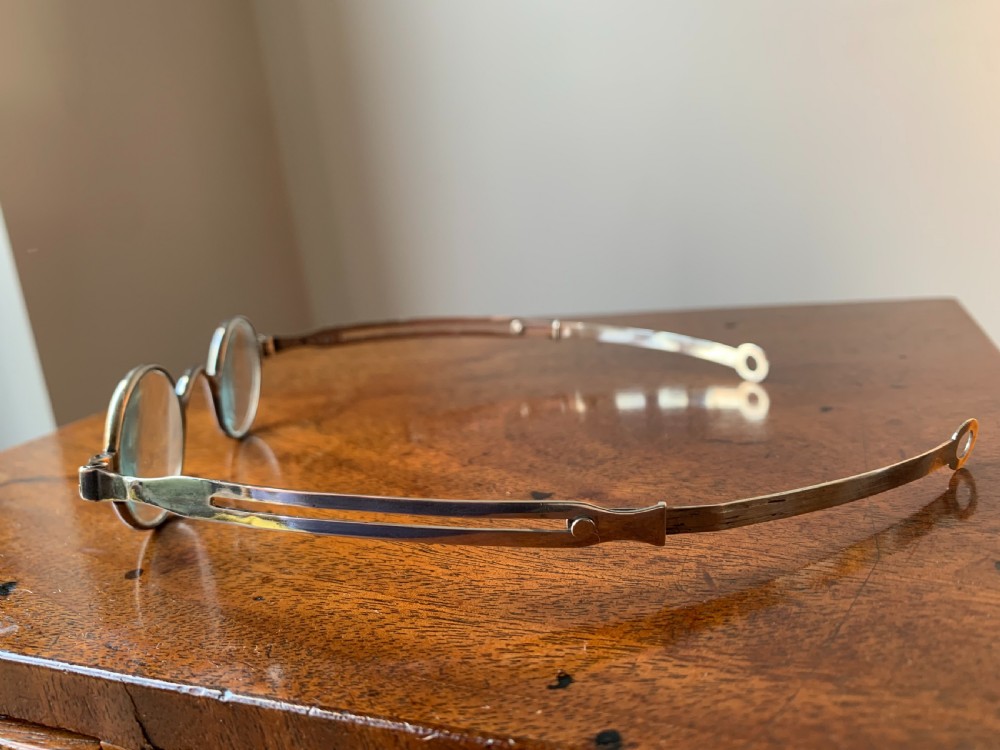Georgian Silver Wig Spectacles - Birmingham 1804 View XII