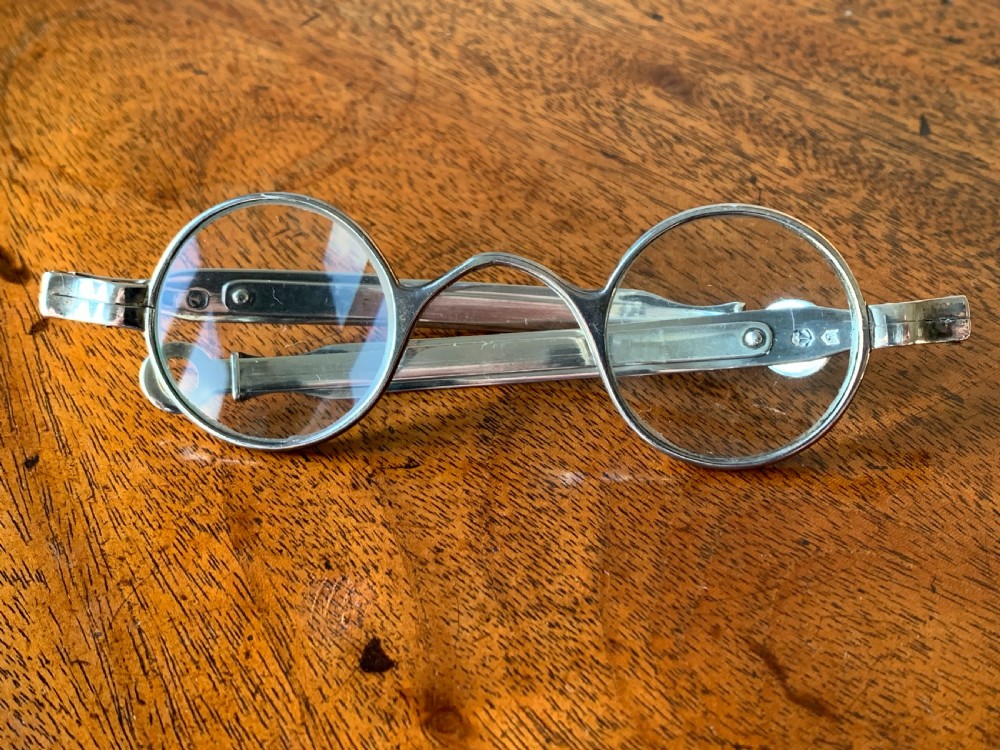 Georgian Silver Wig Spectacles - Birmingham 1804 View XIV
