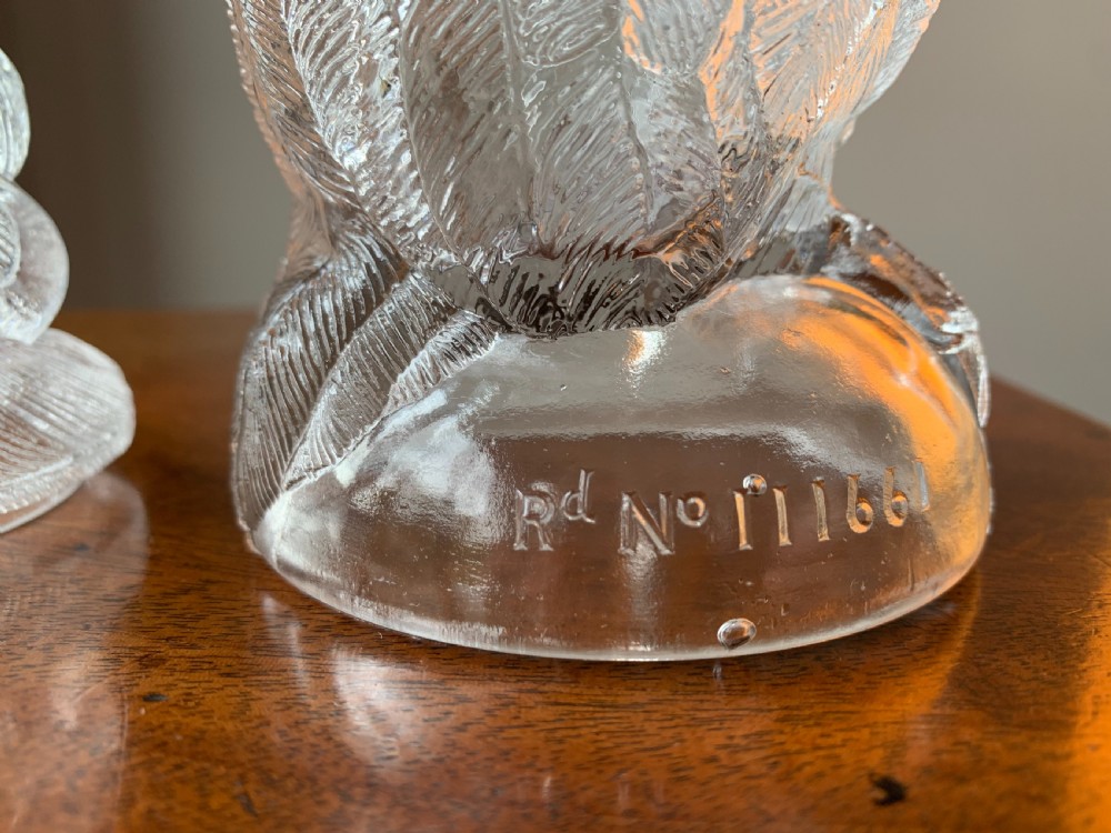 GLASS OWL TOBACCO JAR - MATTHEW TURNBULL, CIRCA 1888. View III