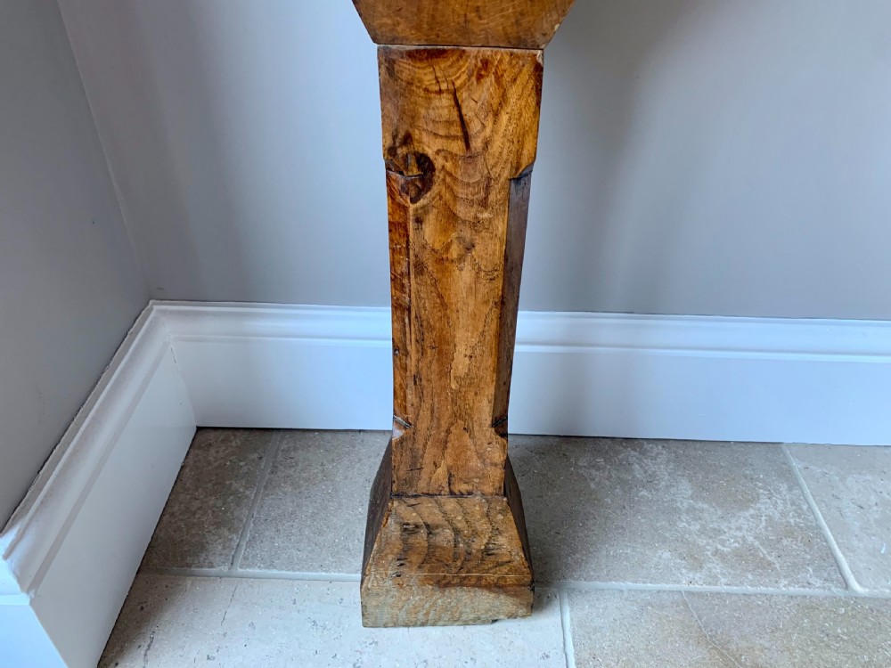 VICTORIAN GOTHIC ENGLISH OAK ALMS or OFFERTORY BOX View IX