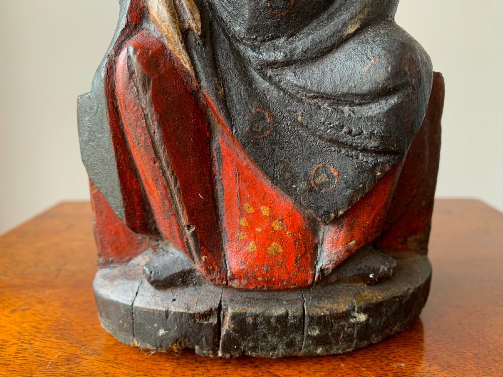 CHINESE TEMPLE FIGURE - EARLY QUING DYNASTY, 18TH CENTURY View VI