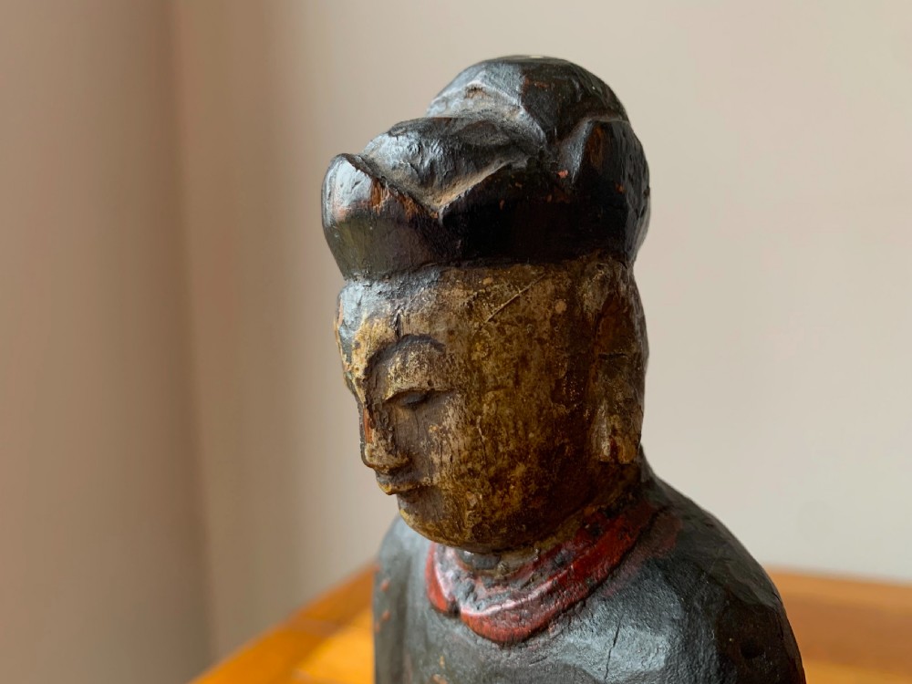 CHINESE TEMPLE FIGURE - EARLY QUING DYNASTY, 18TH CENTURY View VII