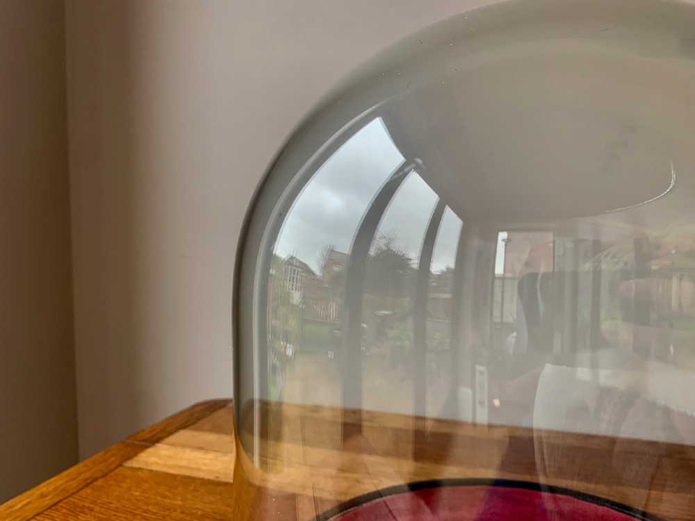 HAND BLOWN VICTORIAN GLASS DISPLAY DOME  View IV