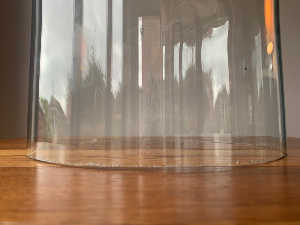 HAND BLOWN VICTORIAN GLASS DISPLAY DOME  View VIII
