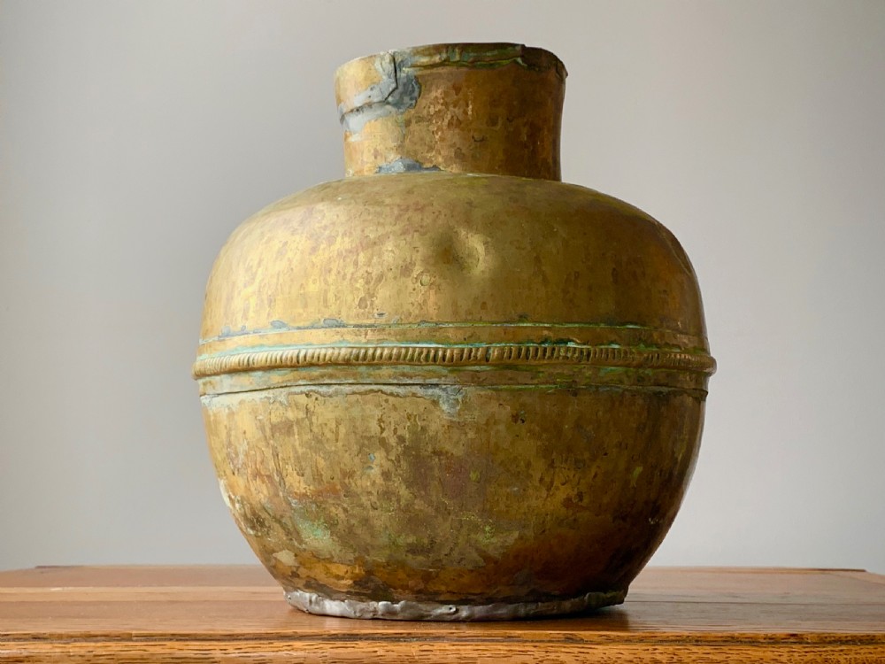 HUGE BRASS MIDDLE EASTERN WATER PITCHER View XII