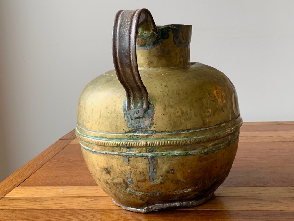 HUGE BRASS MIDDLE EASTERN WATER PITCHER View XIII