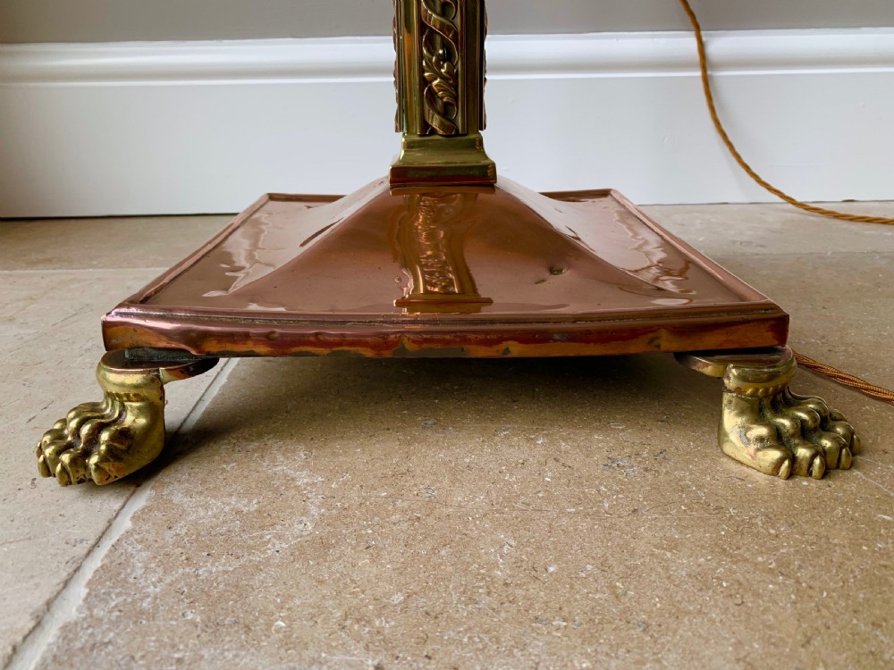 COPPER AND BRASS COUNTRY HOUSE EXTENDING FLOOR / STANDARD LAMP View XXVIII